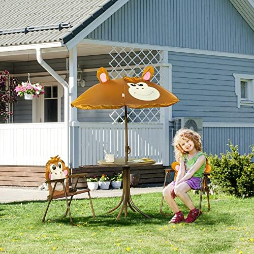 Çocuk Masa ve Sandalye Takımı  - Kids Outdoor Table With Umbrella incelemesi ve fiyatı