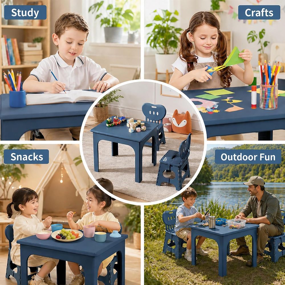 Katlanabilir Masa ve Sandalye  - Kids Outdoor Table And Chairs incelemesi ve fiyatı