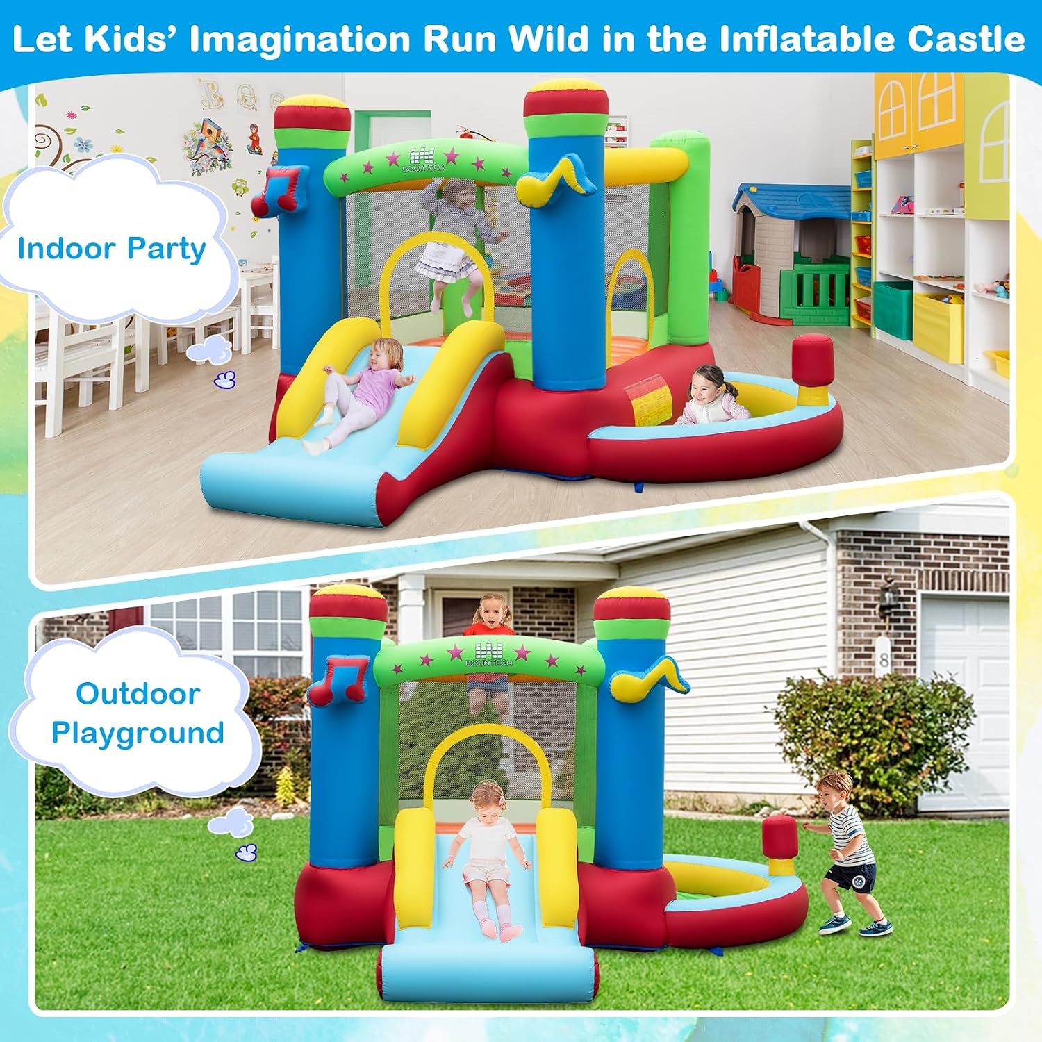 Top Havuzlu Şişme Oyun Evi, 3- - Kids Outdoor Inflatable incelemesi ve fiyatı