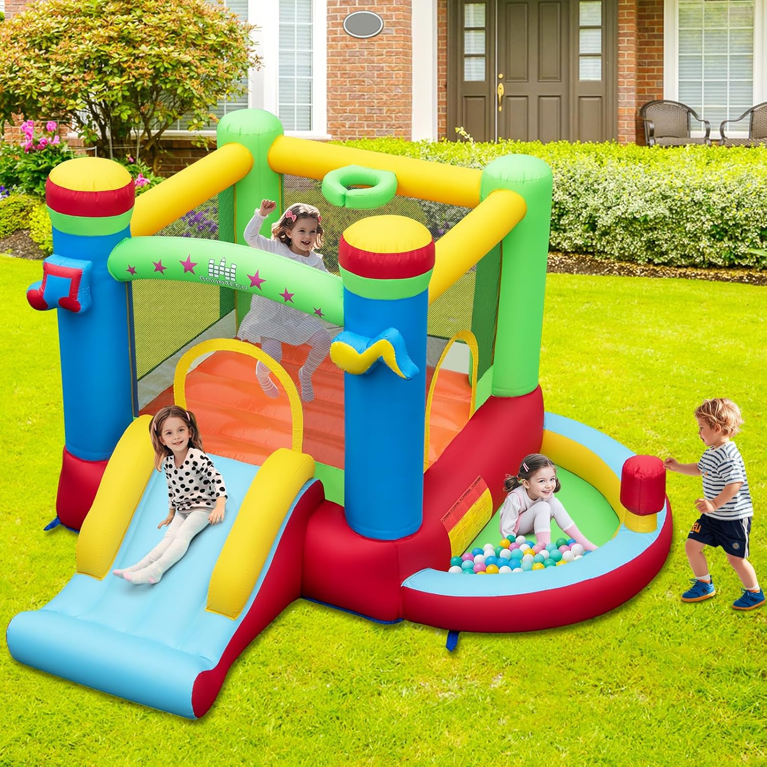 Top Havuzlu Şişme Oyun Evi, 3- - Kids Outdoor Inflatable incelemesi ve fiyatı