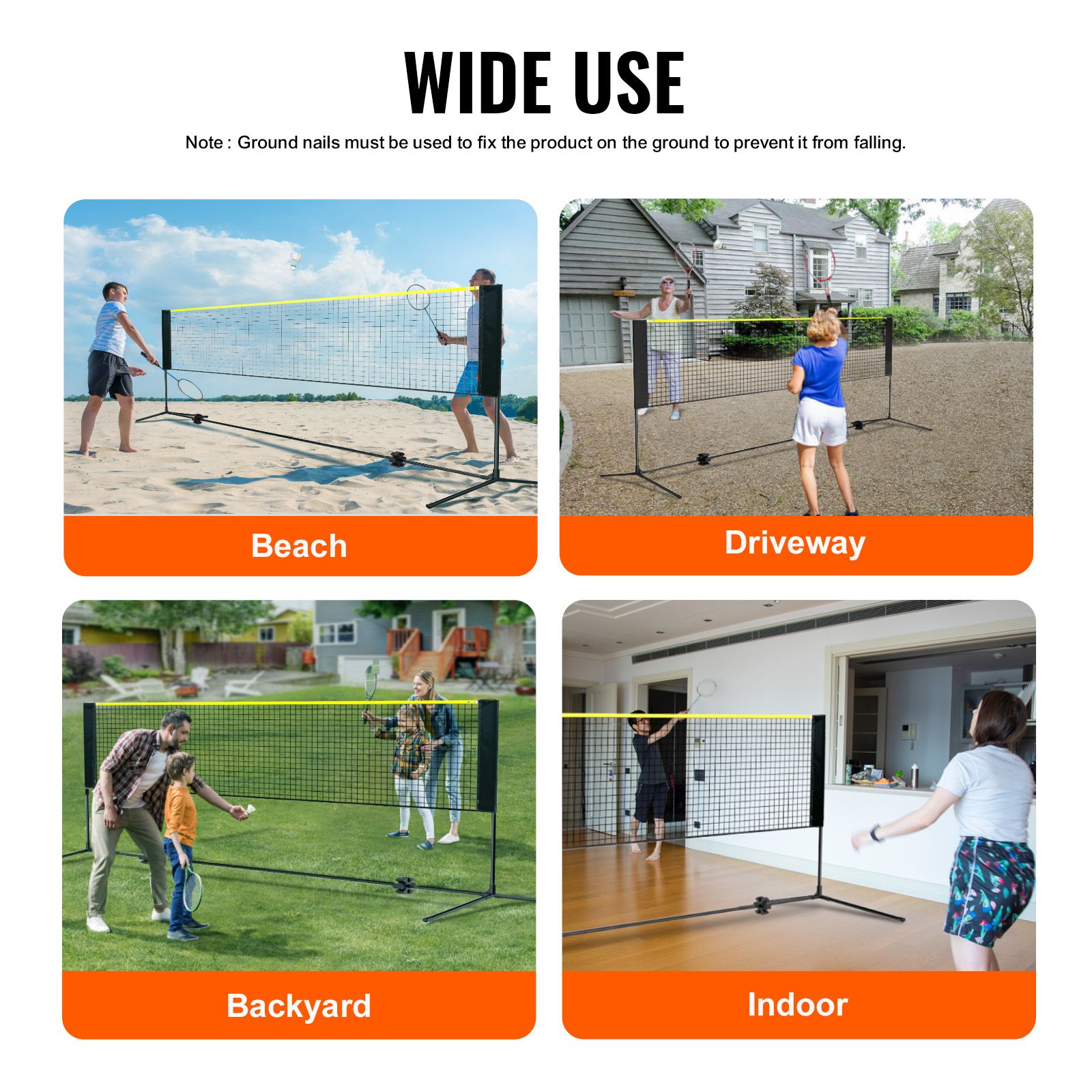 Badminton Filesi, Yüksekliği A - Kids Outdoor Volleyball Net incelemesi ve fiyatı