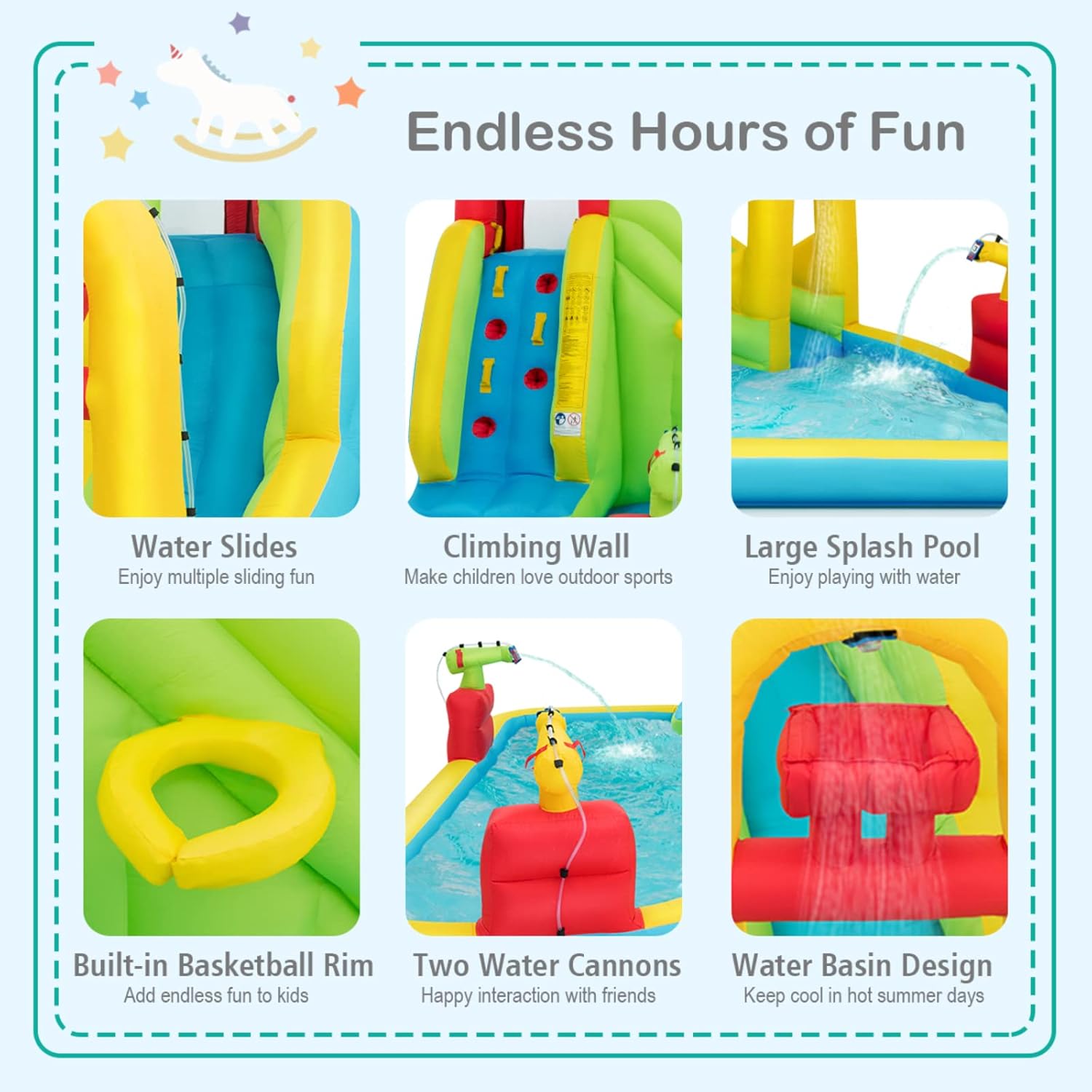 Çocuklar için Mega Şişme Su Pa - Kids Outdoor Inflatable incelemesi ve fiyatı