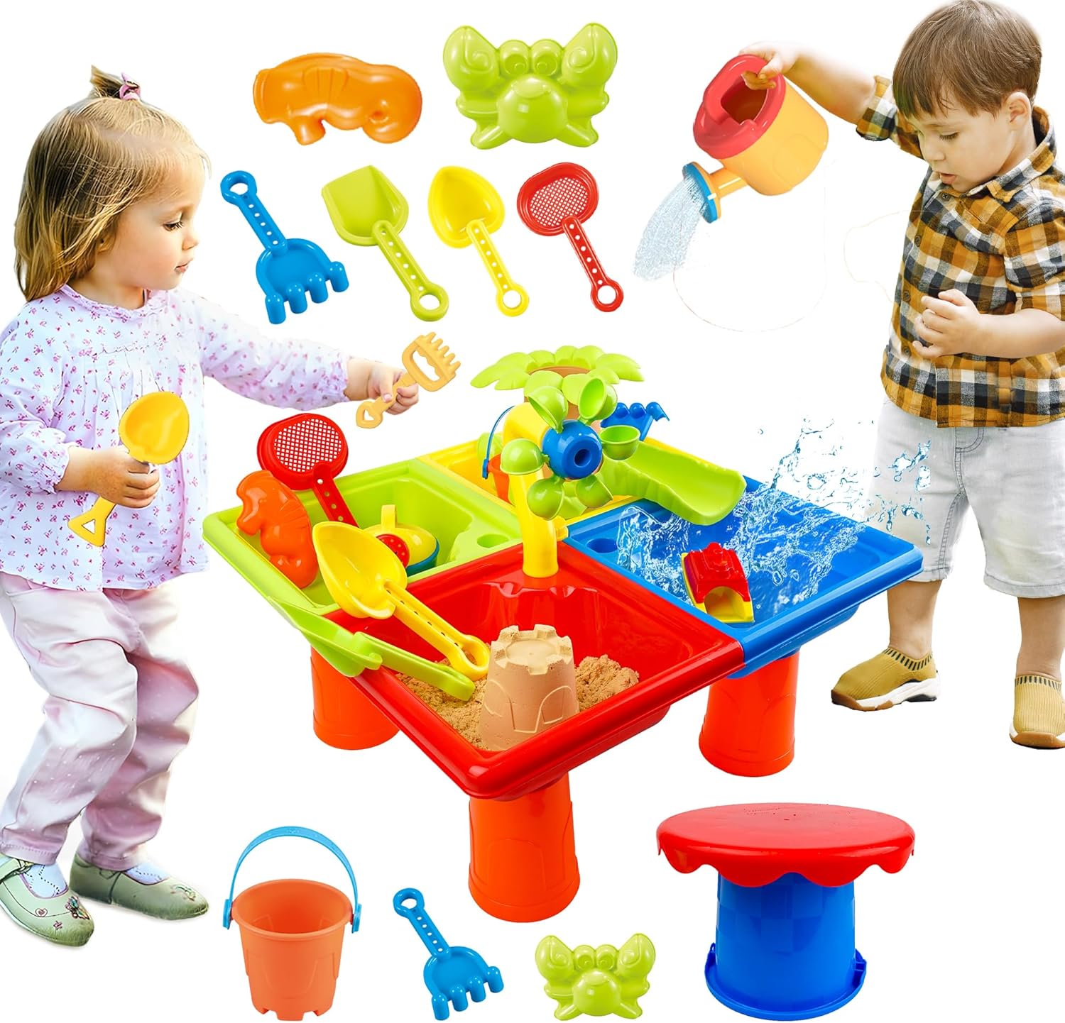 4 In 1 Çocuklar Su ve Kum Açık - Kids Outdoor Sensory Table incelemesi ve fiyatı