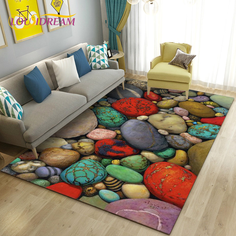 3D renkli arnavut kaldırımı ta - Kids Outdoor Mat Waterproof incelemesi ve fiyatı