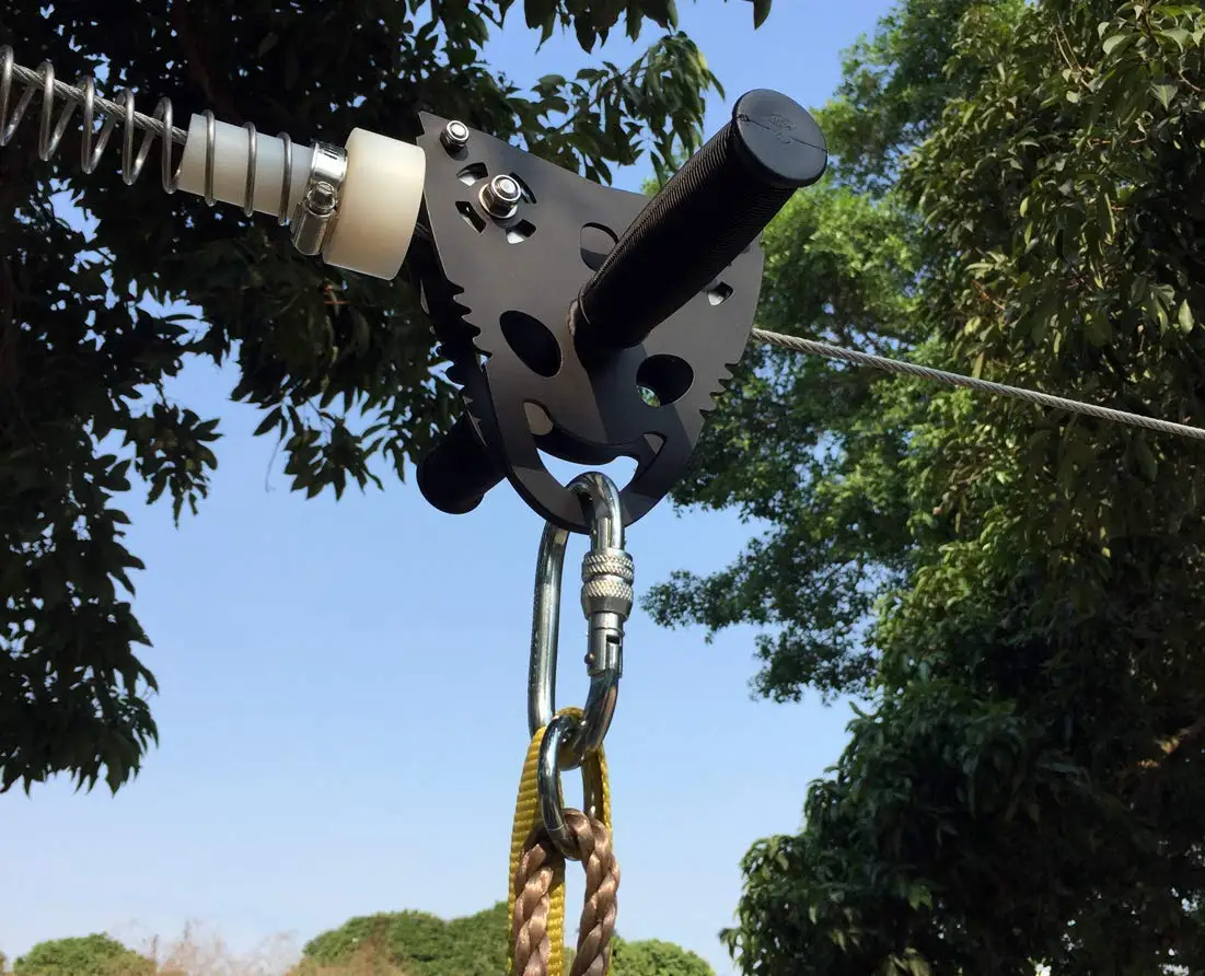 Yükseltilmiş 120ft Zip Line Se - Kids Outdoor Adventure Kit incelemesi ve fiyatı