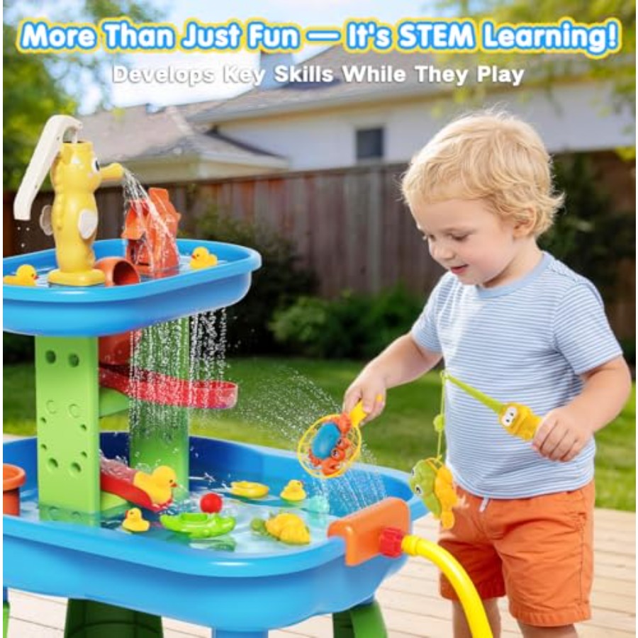 3-8 yaş arası çocuklar için aç - Kids Outdoor Sensory Table incelemesi ve fiyatı