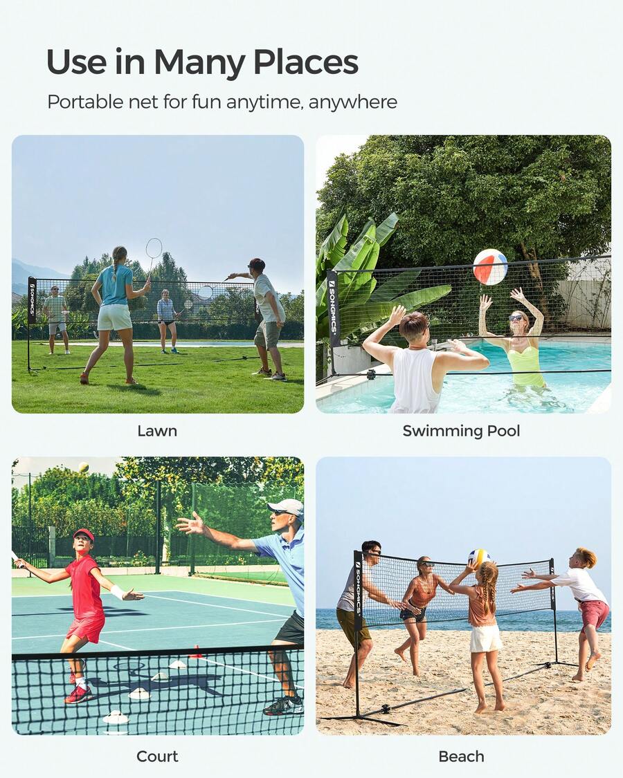 Badminton Filesi, Yüksekliği A - Kids Outdoor Volleyball Net incelemesi ve fiyatı