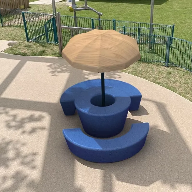 Modern Dış Mekan Yuvarlak Masa - Kids Outdoor Table With Umbrella incelemesi ve fiyatı
