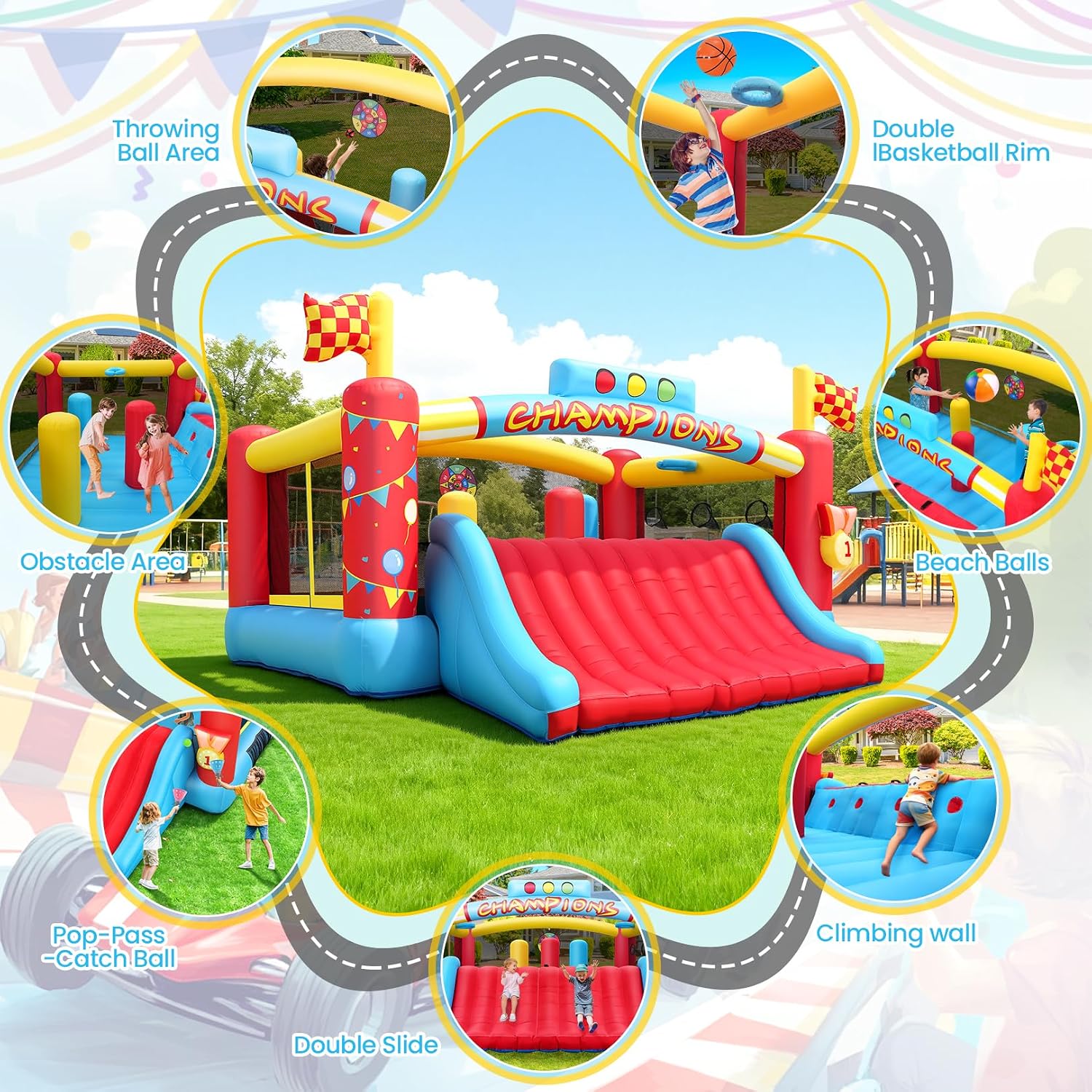 Büyük Çocuklar İçin Büyük Şişm - Kids Outdoor Games incelemesi ve fiyatı