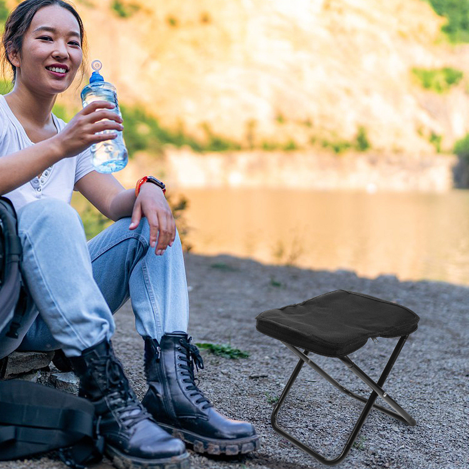 Taşınabilir Hafif Katlanır Min - Kids Outdoor Foldable Chair incelemesi ve fiyatı