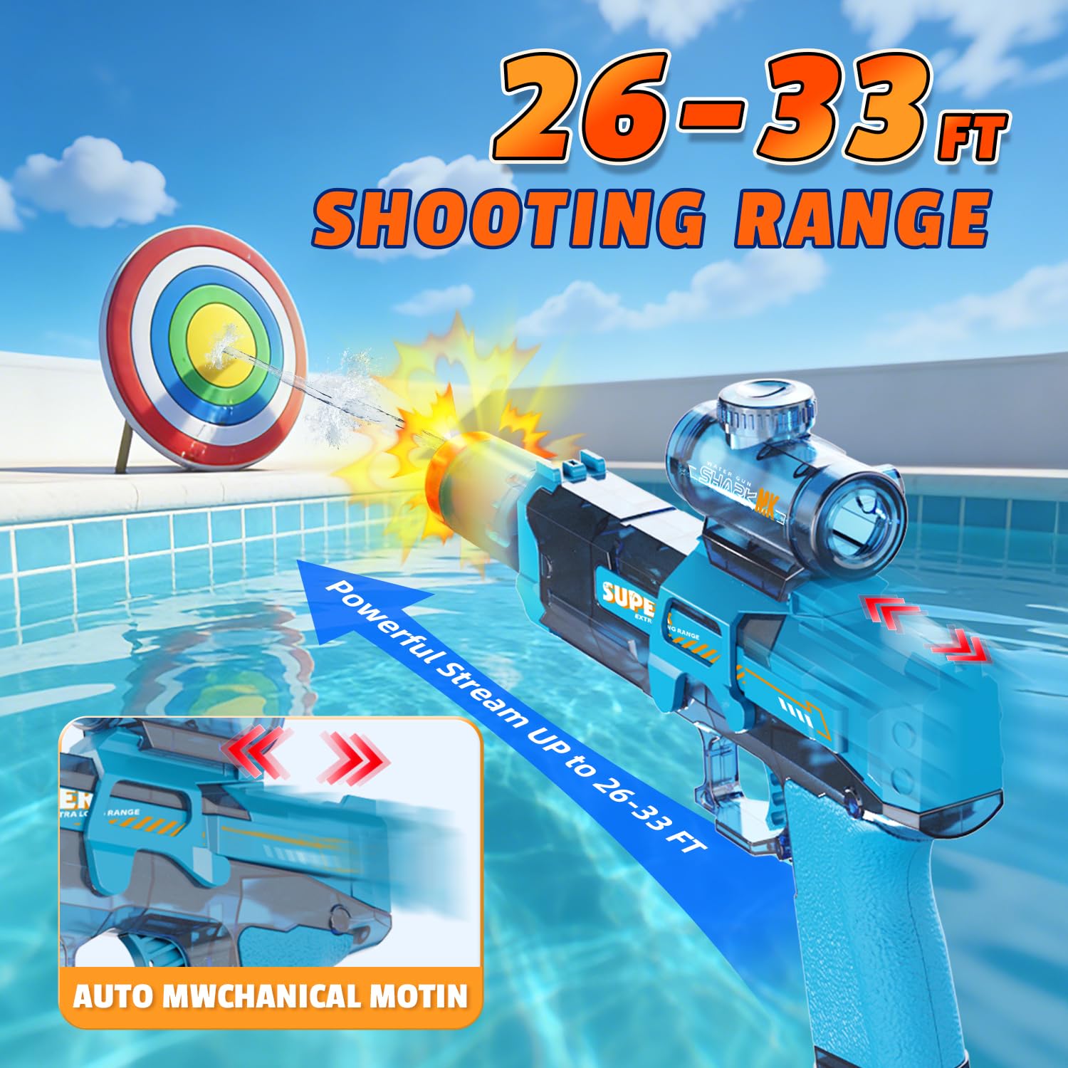 Çocuklar ve Yetişkinler için E - Water Gun Soaker incelemesi ve fiyatı