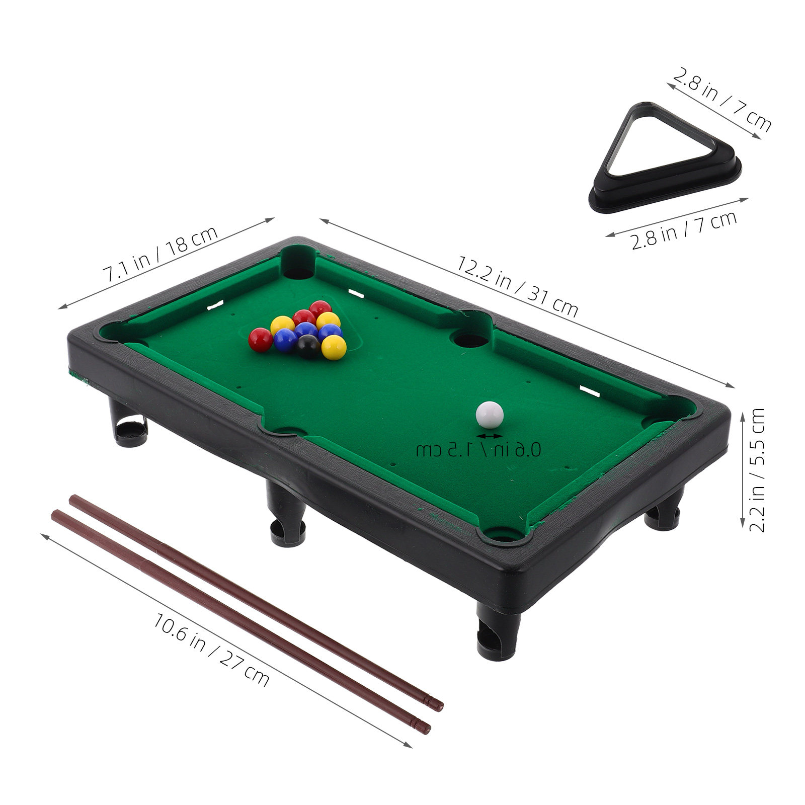 1 Takım Minyatür Çocuk Bilardo - Kids Outdoor Games incelemesi ve fiyatı