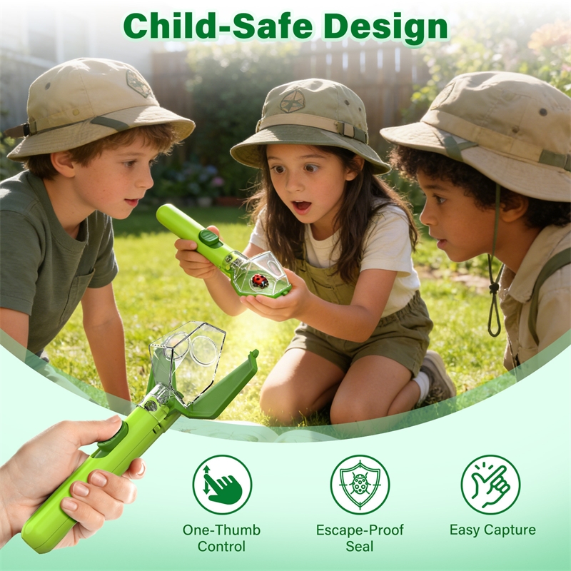 Çocuklar için 6X Büyüteçli Böc - Kids Outdoor Adventure Kit incelemesi ve fiyatı